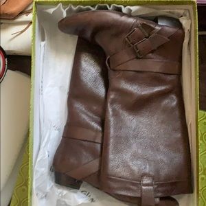 Gianni Bini - brown leather boot 9M